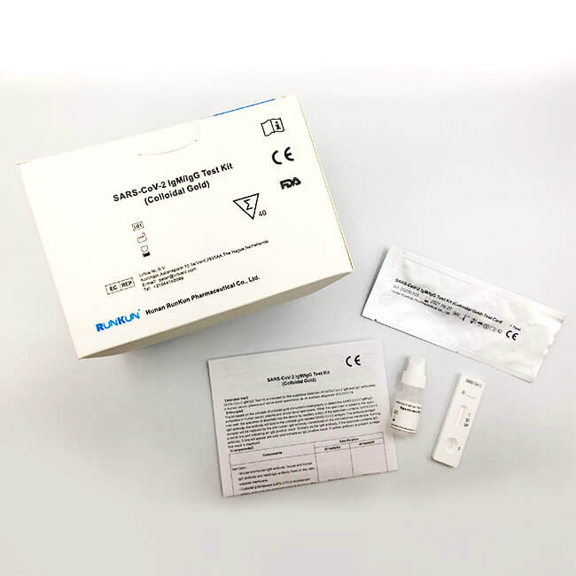 Rapid Test Kit Antibody IgG IGM Covidi 19 dispositivo auto-test CE ISO